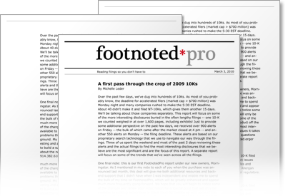 footnotedPro Documents