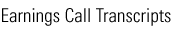 Earnings Call Transcripts