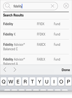 iphone search screen